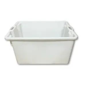 Drehstapelbehälter 65L, weiß - Bild 1