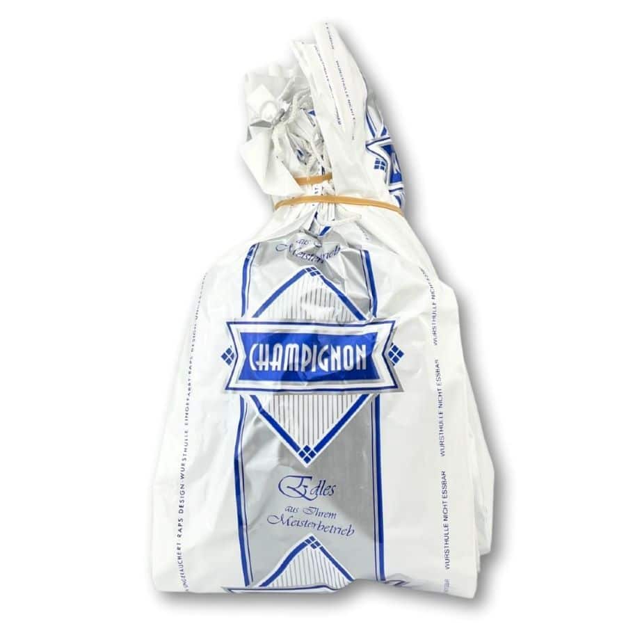 alleswurst-fleischereibedarf-onlineshop-wursthuelle-kunstdarm-bruehwurst-ungeraeuchert-champignon-kunststoffdarm