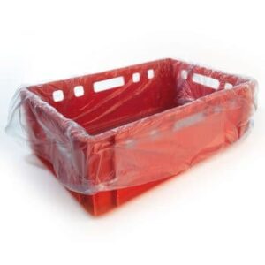 Seitenfaltenbeutel blau für E2-Fleischerkisten 20mµ 500Stk./Karton