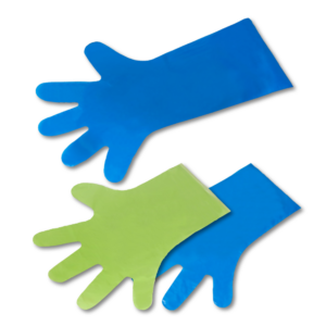 100 Polyhandschuhe, glatt, lang